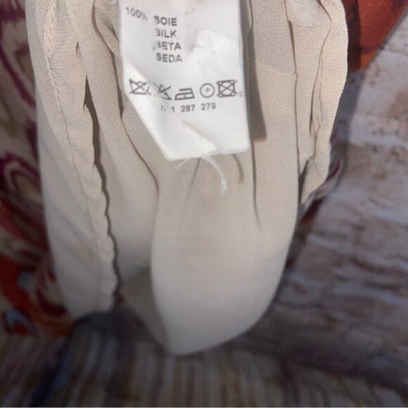 Cacherel Silk Sleeveless Ikat Print Dress - Picture 7 of 8